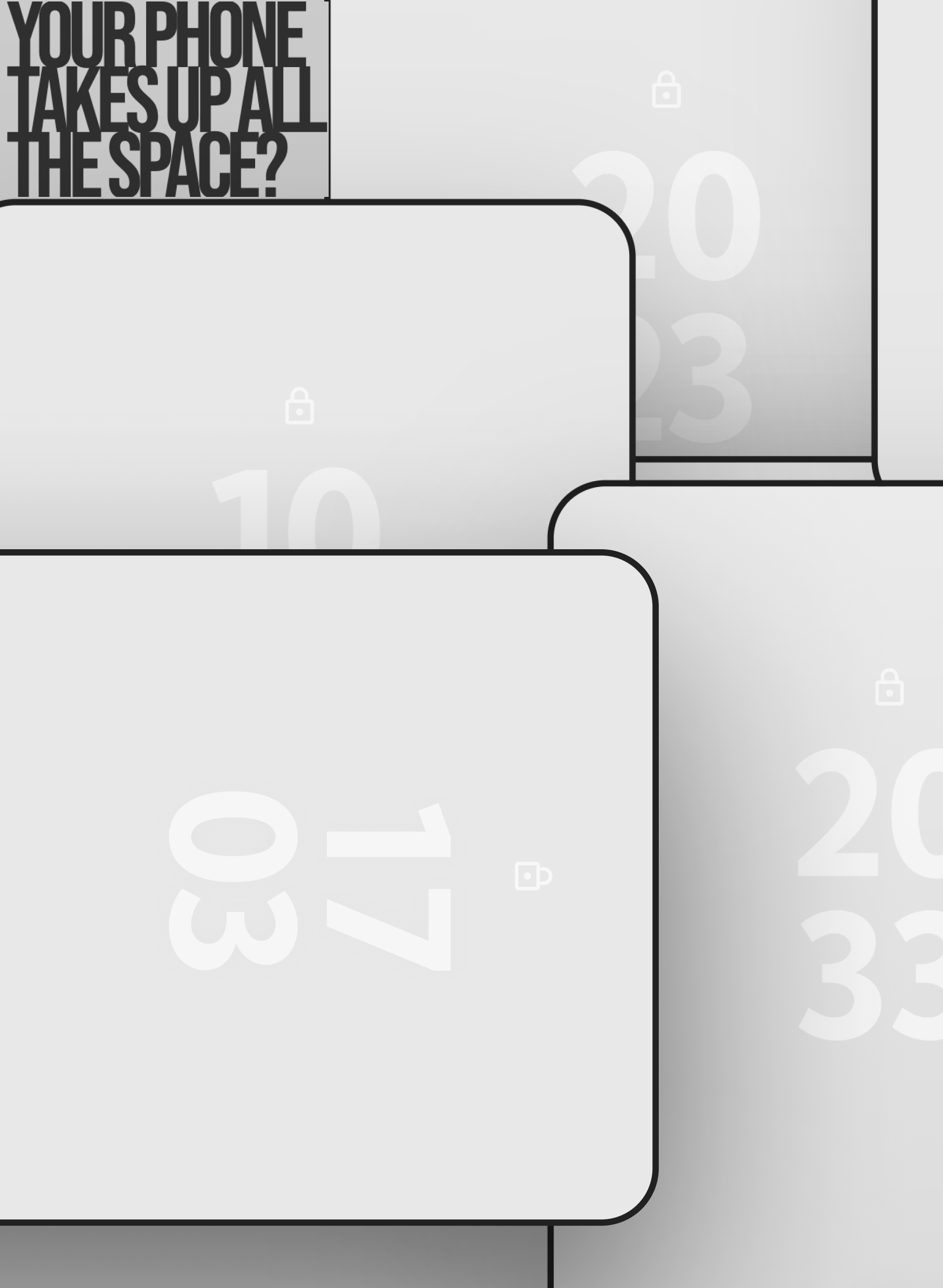 Your phone takes up all the space